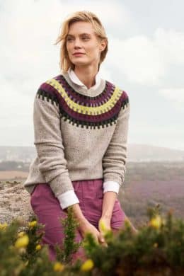 Seasalt Cornwall Berlewen Fair Isle Jumper Croquet Aran Multi - La Vie en Rose Damesmode