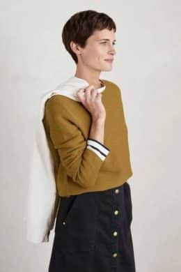 Seasalt Cornwall Makers Cotton Jumper Kelp - La Vie en Rose Damesmode