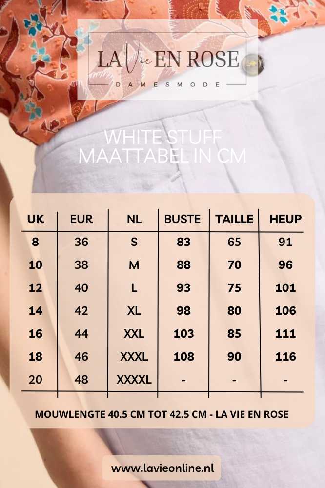 White Stuff Rowena Trouser Brilliant White - La Vie en Rose
