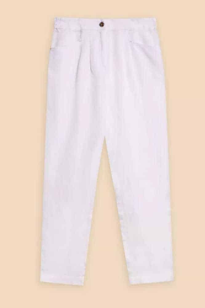 White Stuff Rowena Trouser Brilliant White - La Vie en Rose