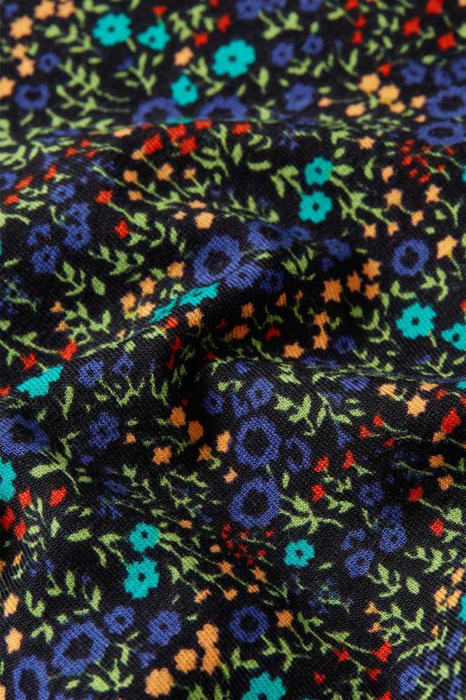 King Louie Border Skirt Elysee Black - La Vie en Rose Damesmode