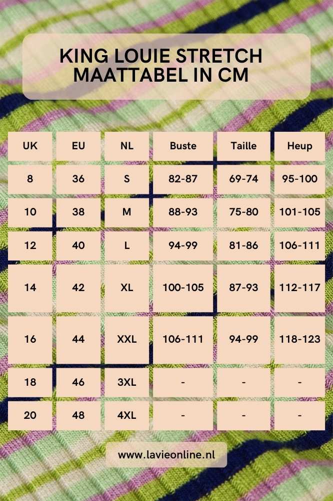 King Louie Turtle Top Seaside Stripe Dark Citron - La Vie en Rose Damesmode