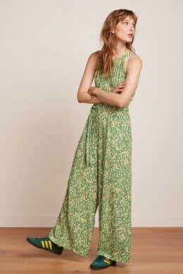 King Louie Virna Jumpsuit Paradis Jasmin Green - La Vie en Rose Damesmode