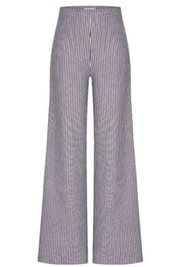 Very Cherry Marlene Pants Apron Stripe Breton Marino - La Vie en Rose Damesmode (1)