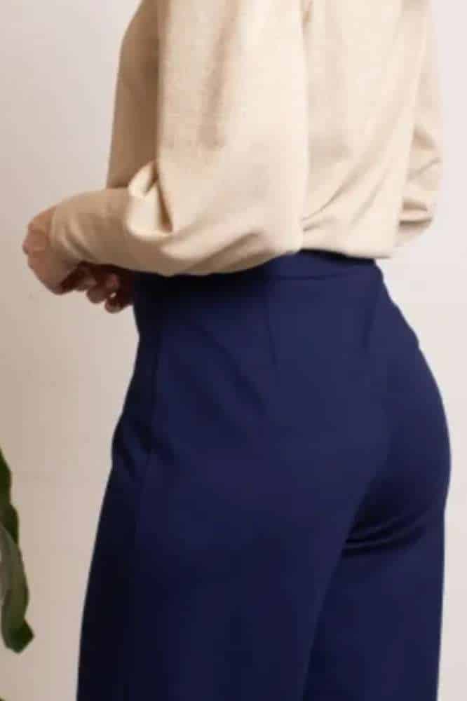 Very Cherry Taylor Pants Navy Punty - La Vie en Rose Damesmode