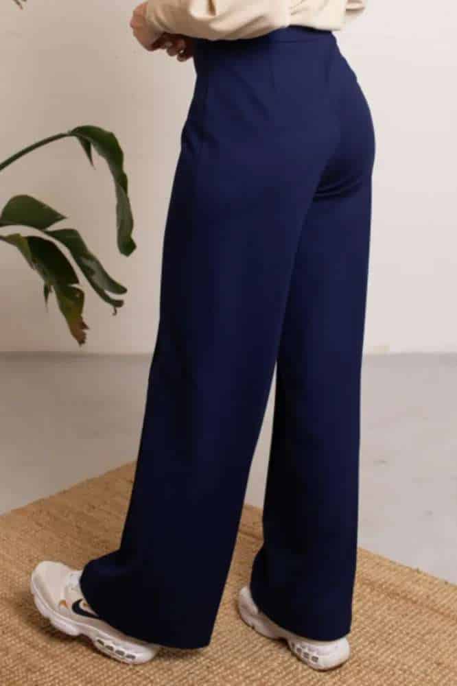 Very Cherry Taylor Pants Navy Punty - La Vie en Rose Damesmode