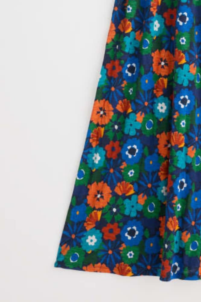 Seasalt Cornwall Polmanter Dress Screenprint Floral Maritime - Afbeelding 8