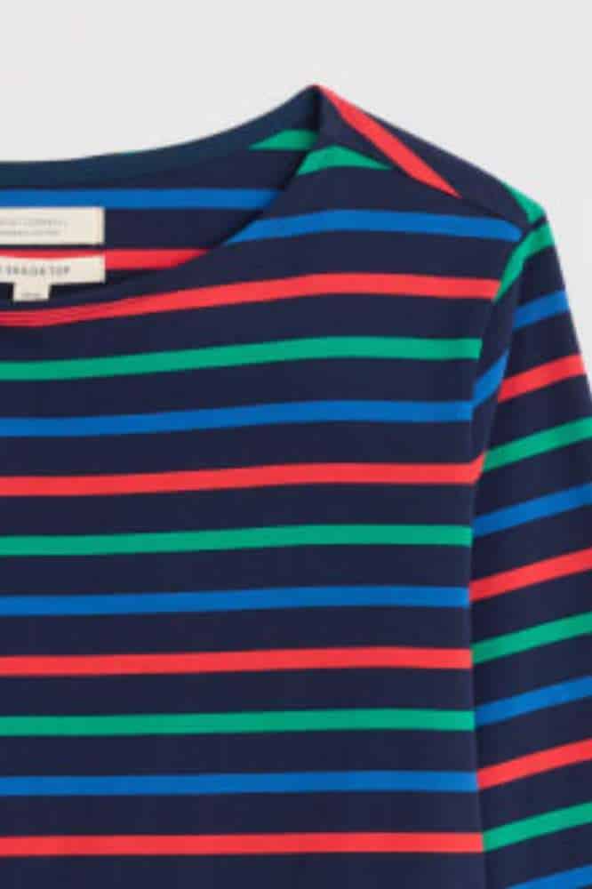 Seasalt Cornwall Sailor Top Tri Breton MAritime Glade - La Vie en Rose Damesmode