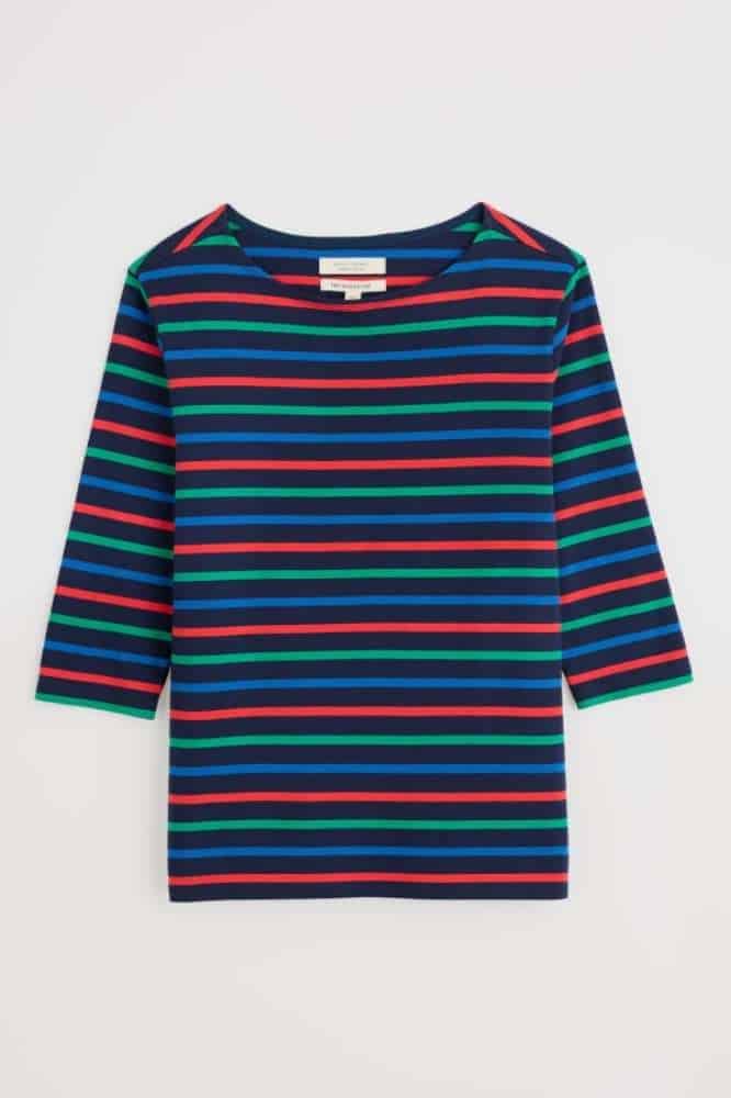 Seasalt Cornwall Sailor Top Tri Breton MAritime Glade - La Vie en Rose Damesmode