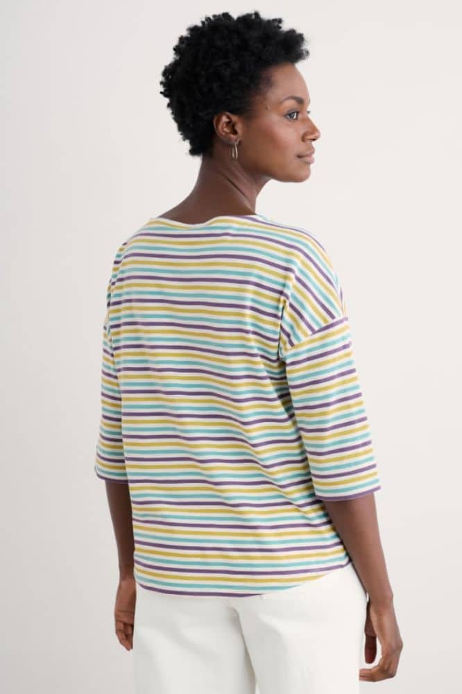 Seasalt Cornwall Tremayne Quay Top Pellitras Seashore - Afbeelding 9