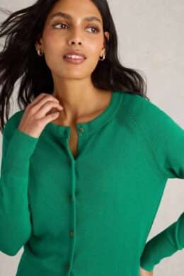 White Stuff Lulu Cardi Bright Green - La Vie en Rose Damesmode