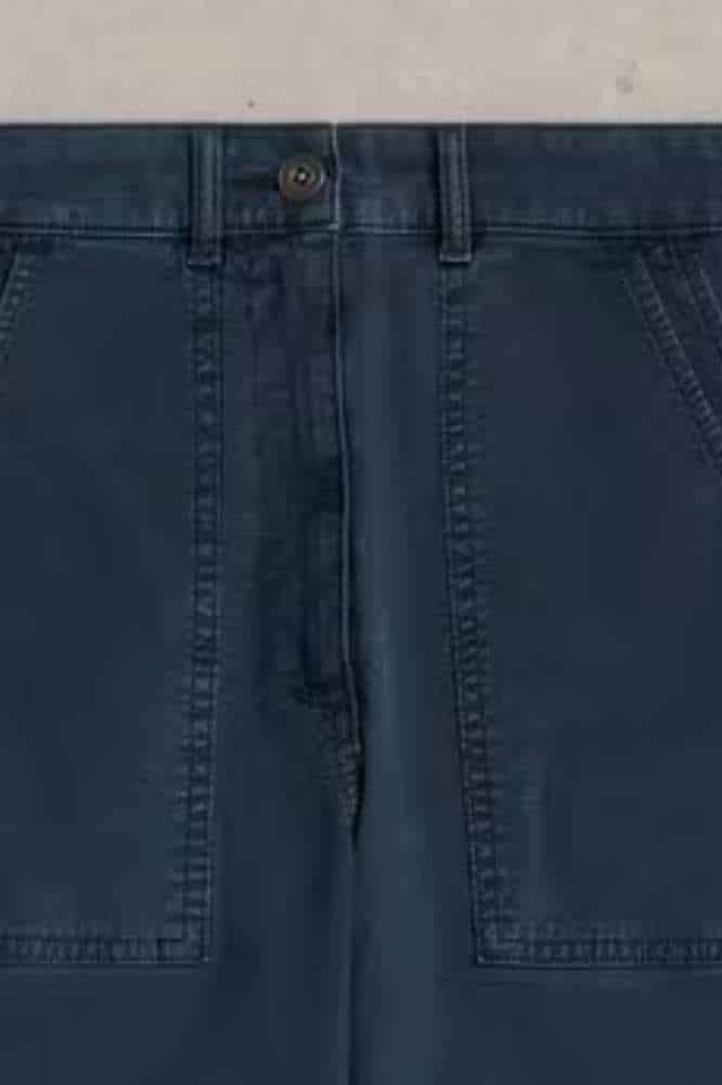 White Stuff Twister Chino Trouser Dark Navy - La Vie en Rose Damesmode