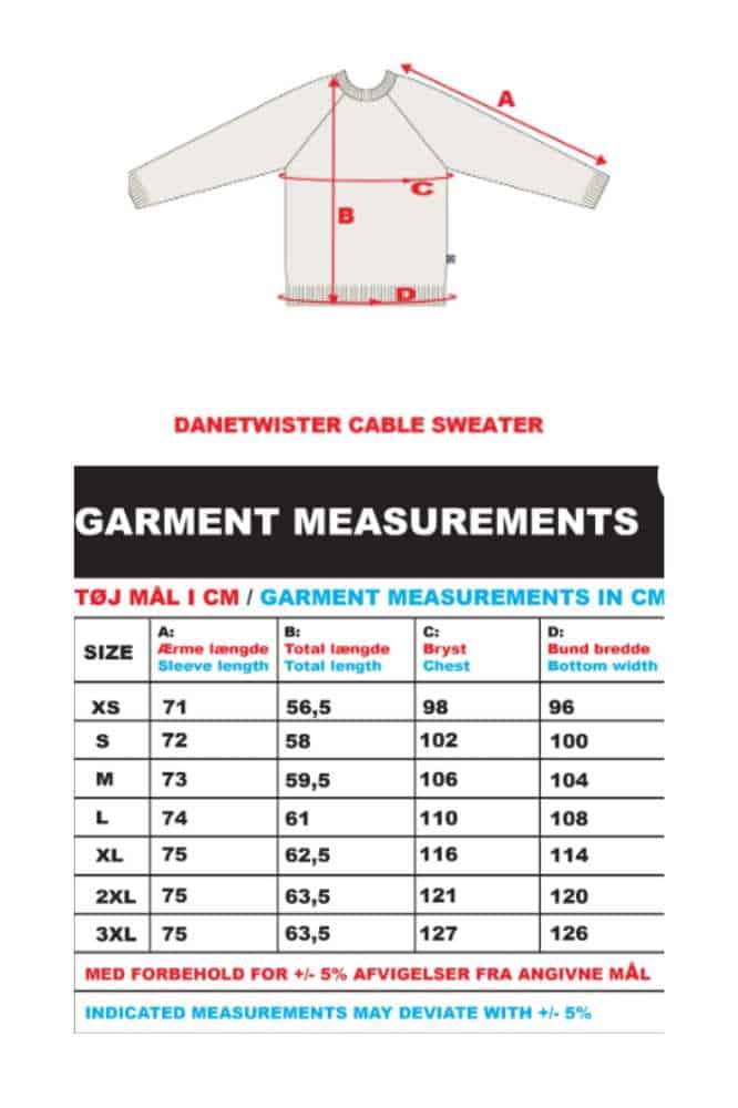 Danefae Danetwister Cable Sweater Light Slate - La Vie en Rose Damesmode