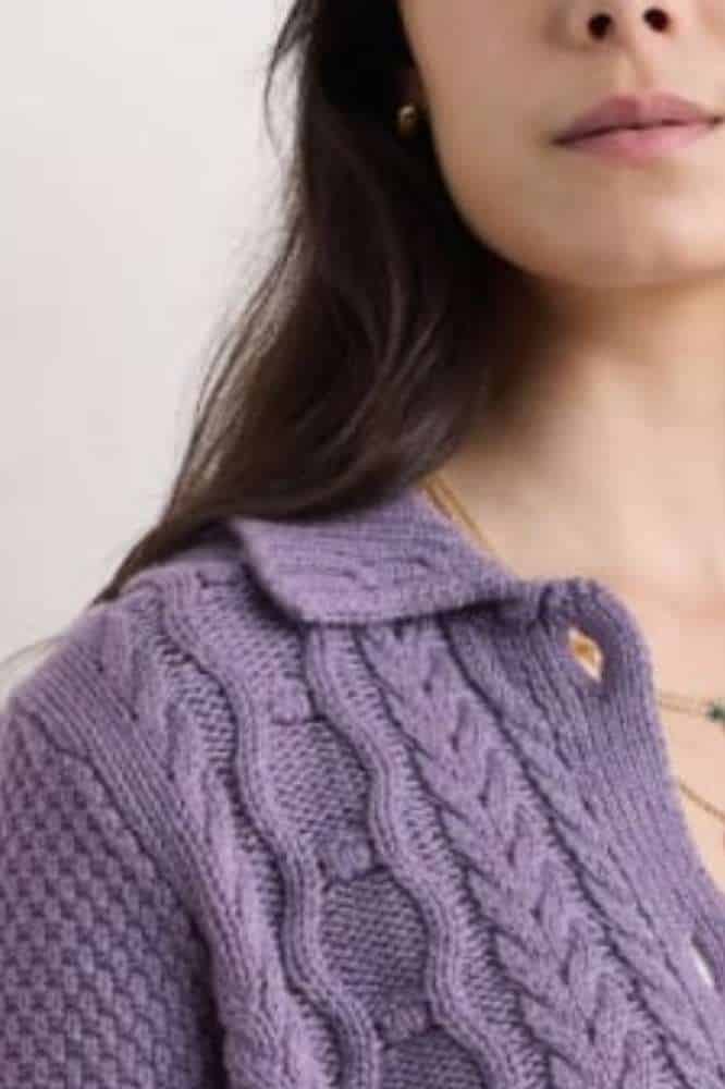 Seasalt Cornwall Forest Ridge Cardigan Echium - La Vie en Rose Damesmode (1)