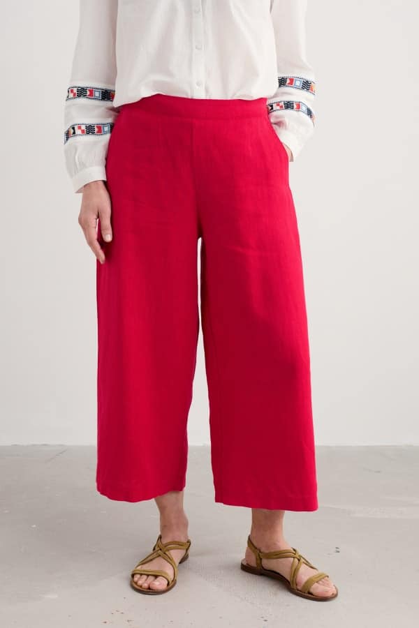 Seasalt Cornwall Merrivale Culotte Scarlet