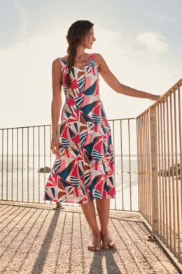 Seasalt Cornwall Sun Gleam Dress Spinnaker Sails Chalk - La Vie en Rose Damesmode (2)