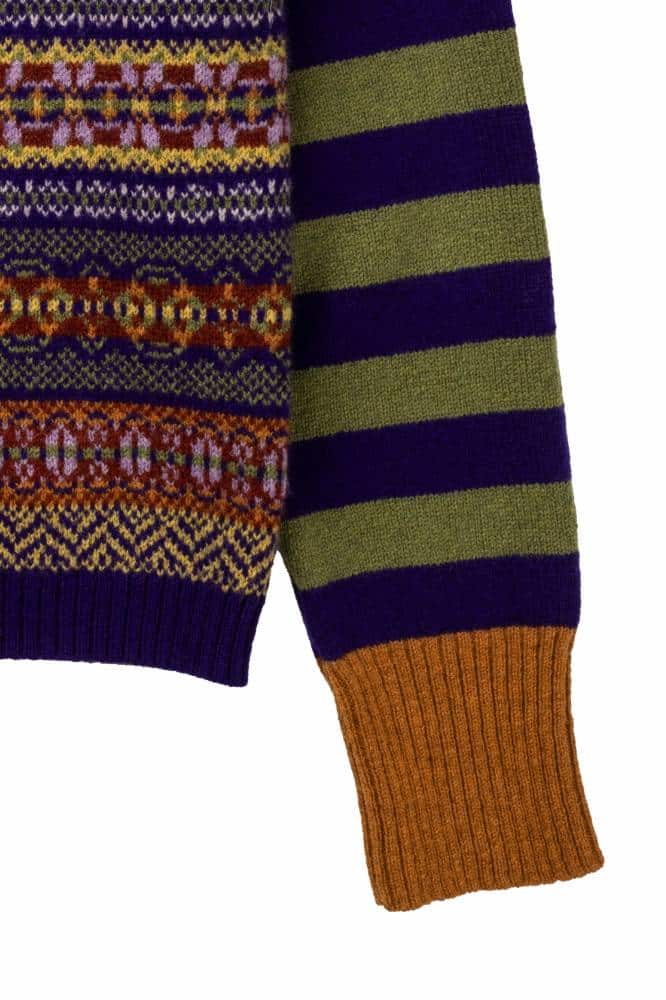 Eribé Stobo Fairisle Sweater Reversible - La Vie en Rose Damesmode