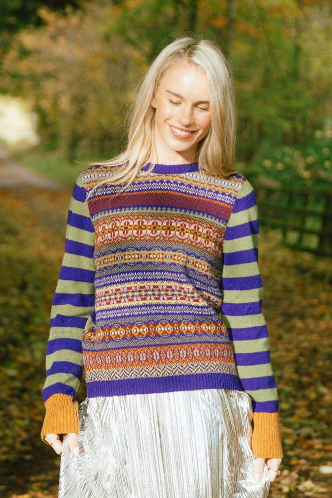 Eribé Stobo Fairisle Sweater Reversible - La Vie en Rose Damesmode