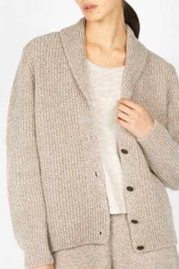 Eye Robin Shawl Cardigan Eggshell - La Vie en Rose Damesmode