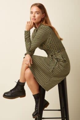 King Louie Sheeva Dress Gauzy Black - La Vie en Rose Damesmode