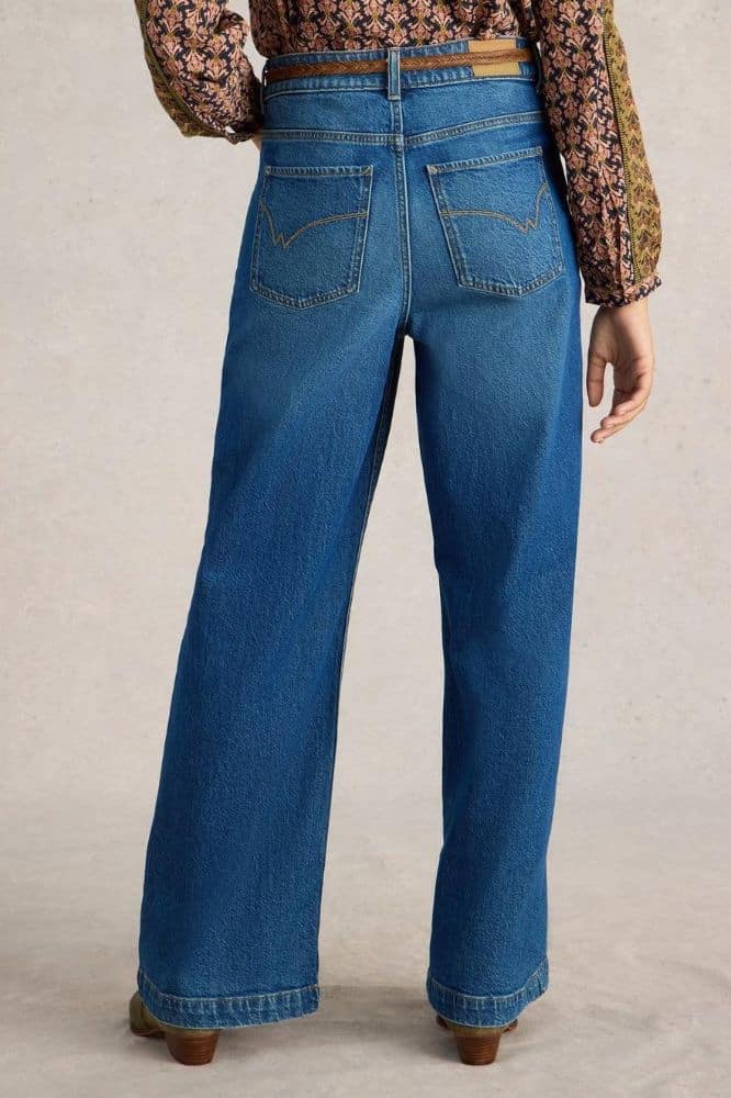 White Stuff Ayla Wide Leg Jeans - La Vie en Rose Damesmode