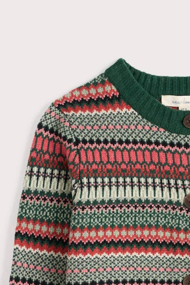 Seasalt Cornwall Percella Cove Cardigan Weaving Needle Forage Mix - La Vie en Rose Damesmode