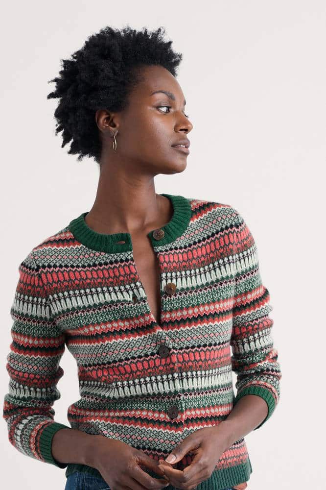 Seasalt Cornwall Percella Cove Cardigan Weaving Needle Forage Mix - La Vie en Rose Damesmode