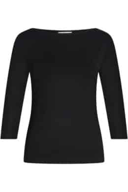 Very Cherry Boatneck Top Black Tricot Deluxe (1)