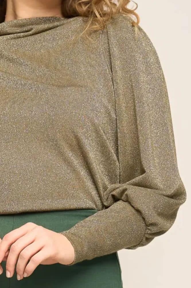 Very Cherry Maya Top Lurex Rosemary- La Vie en Rose Damesmode