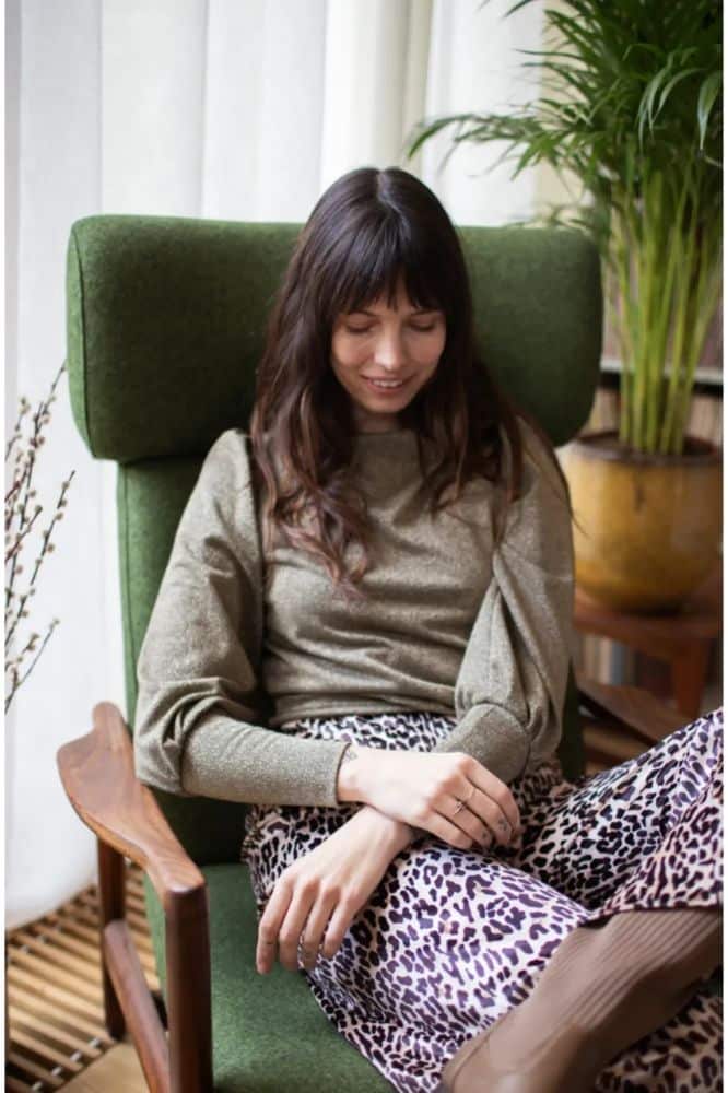 Very Cherry Maya Top Lurex Rosemary- La Vie en Rose Damesmode