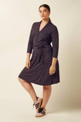 King Louie Emmy Dress Jangle Black - La Vie en Rose Damesmode (1)