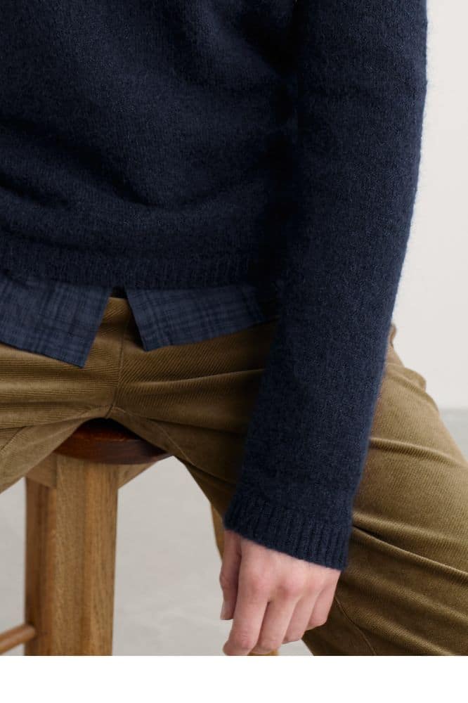 Seasalt Cornwall Annik Fair Isle Jumper Modernist Cyan Multi- La Vie en Rose Damesmode Enkhuizen