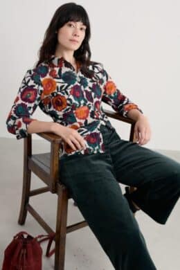 Seasalt Cornwall Larissa Shirt Figurative Floral Aran - La Vie en Rose Damesmode Enkhuizen