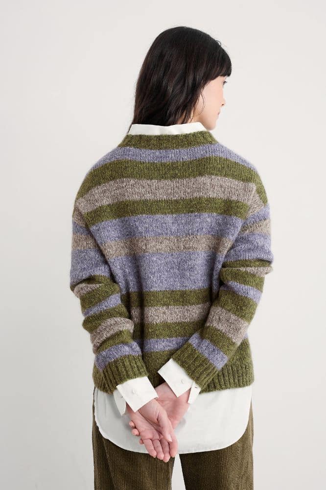 Seasalt Cornwall Painter Jumper Carvannel Laurel Mix - La Vie en Rose Damesmode Enkhuizen