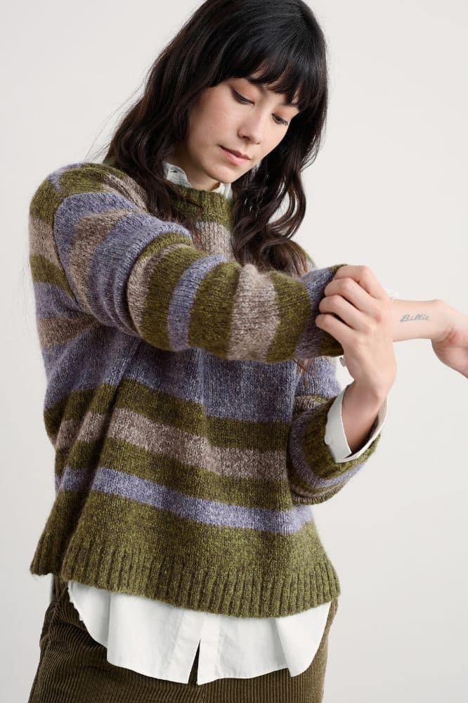 Seasalt Cornwall Painter Jumper Carvannel Laurel Mix - La Vie en Rose Damesmode Enkhuizen