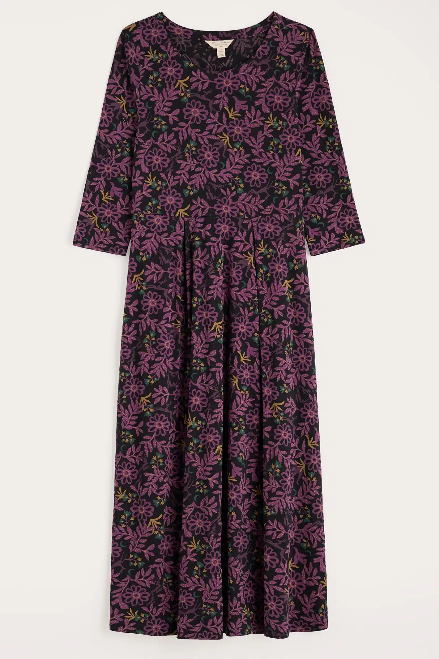 Seasalt Cornwall Veronica Dress Evening Woodland Onyx