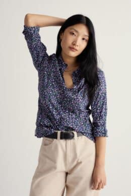 Seasalt Cornwall Larissa Shirt Flax Flower Bright Orchid - La Vie en Rose Damesmode Enkhuizen