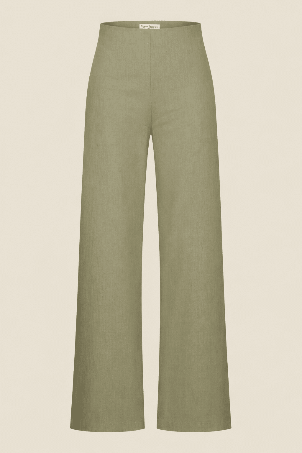 Very Cherry Marlene Pants Delfino Denim Sage Greenv