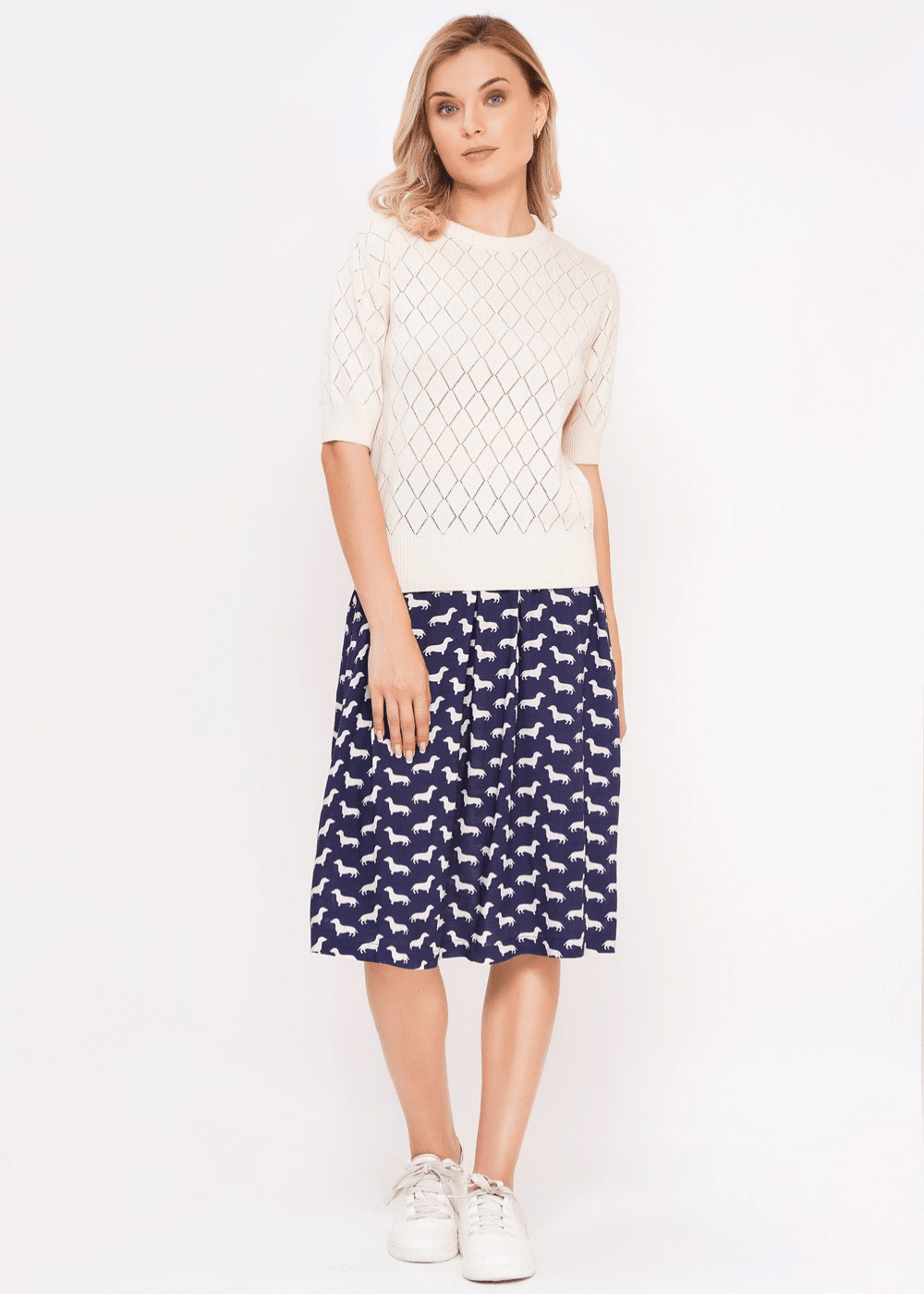 Circus Clothing Ivory Sweater CK143 - La Vie en Rose Damesmode