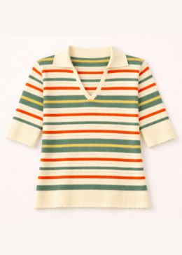 Circus Clothing Stripe Sweater ABZK5039 - La Vie en Rose Damesmode