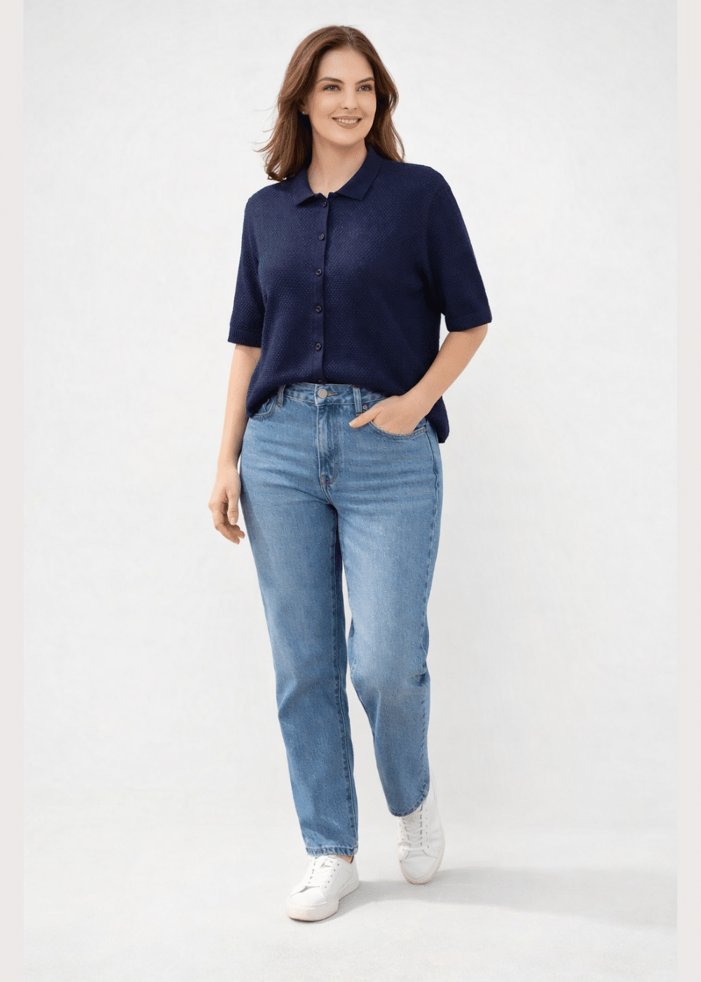 Circus Clothing Mood Indigo Sweater ABZK5045 - La Vie en Rose Damesmode