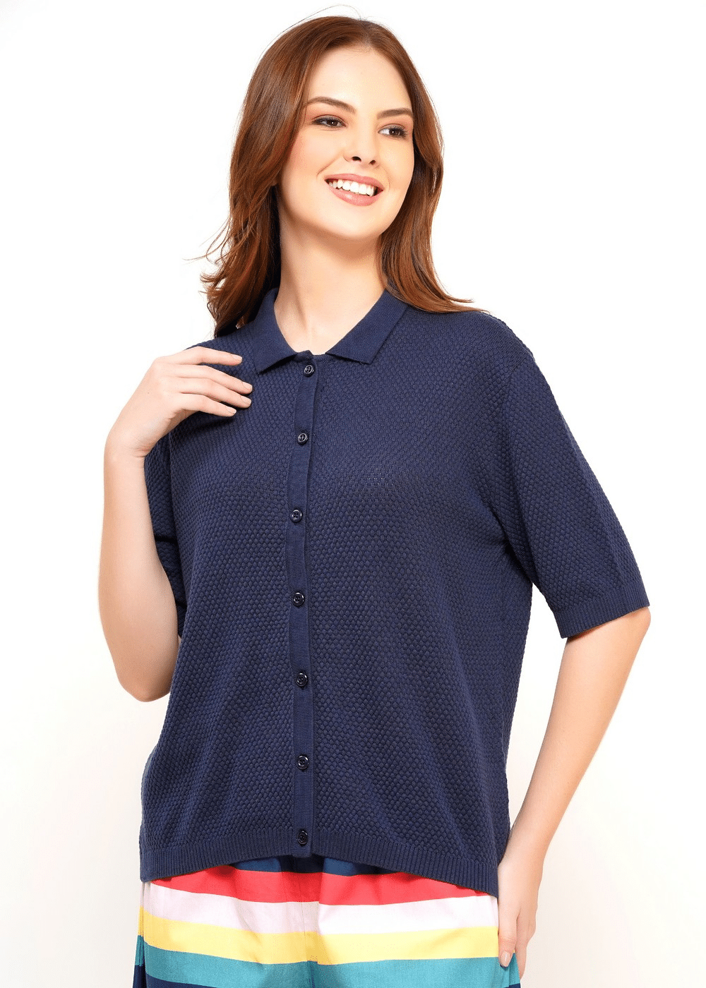 Circus Clothing Mood Indigo Sweater ABZK5045 - La Vie en Rose Damesmode