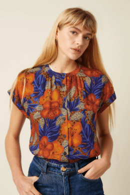 King Louie Stella Blouse Maui - La Vie en Rose Damesmode