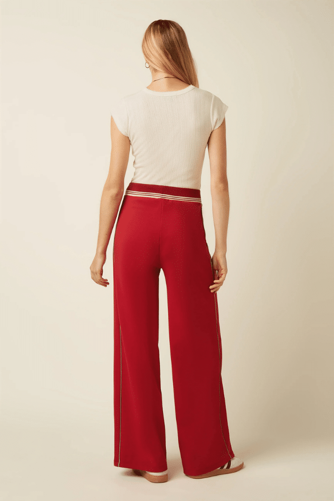 King Louie Sweat Pants Daytona Sweat Chili Red - La Vie en Rose Damesmode (1)