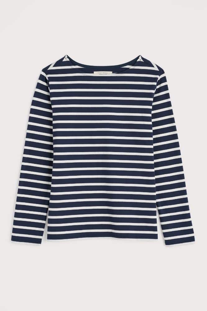 Seasalt Cornwall Sailor Shirt Breton Maritime Chalk - La Vie en Rose Damesmode Enkhuizen
