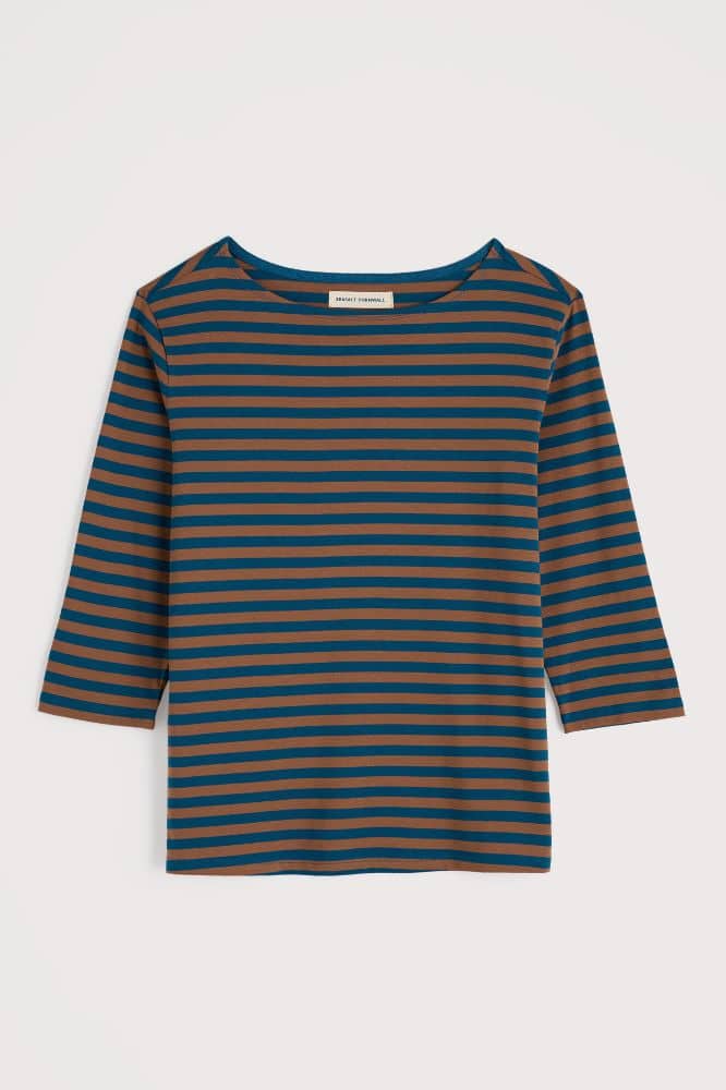 Seasalt Cornwall Sailor Top Mini Cornish Toffee - La Vie en Rose Damesmode Enkhuizen