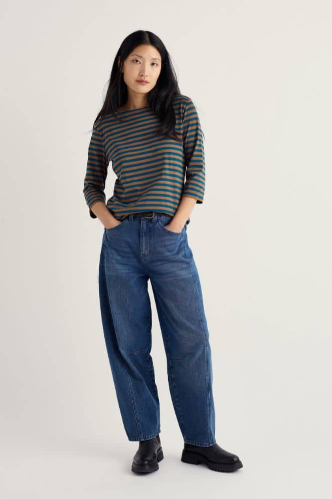 Seasalt Cornwall Sailor Top Mini Cornish Toffee - La Vie en Rose Damesmode Enkhuizen