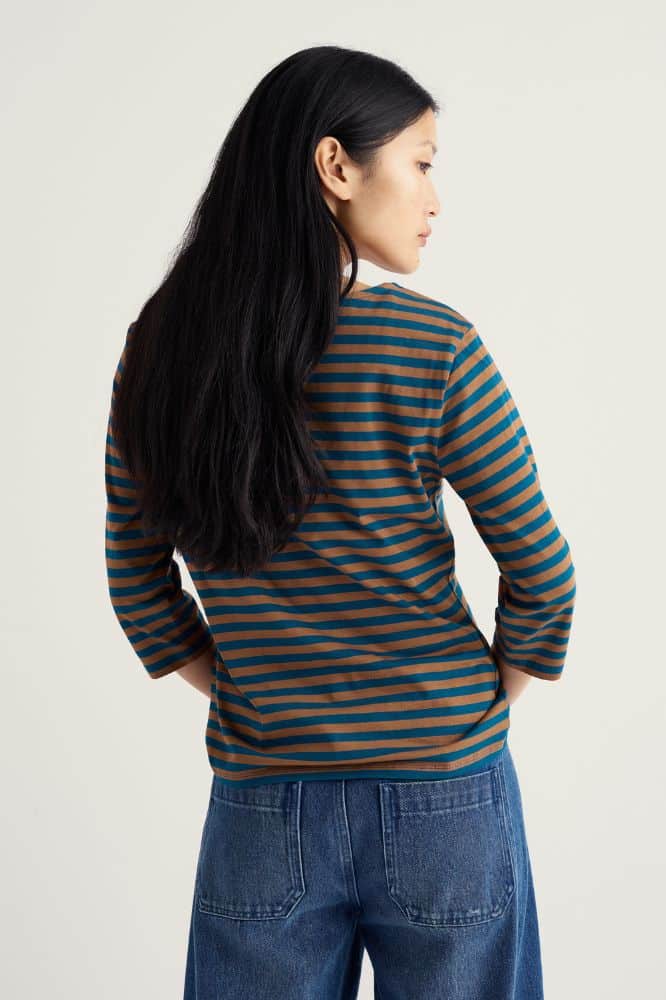 Seasalt Cornwall Sailor Top Mini Cornish Toffee - La Vie en Rose Damesmode Enkhuizen