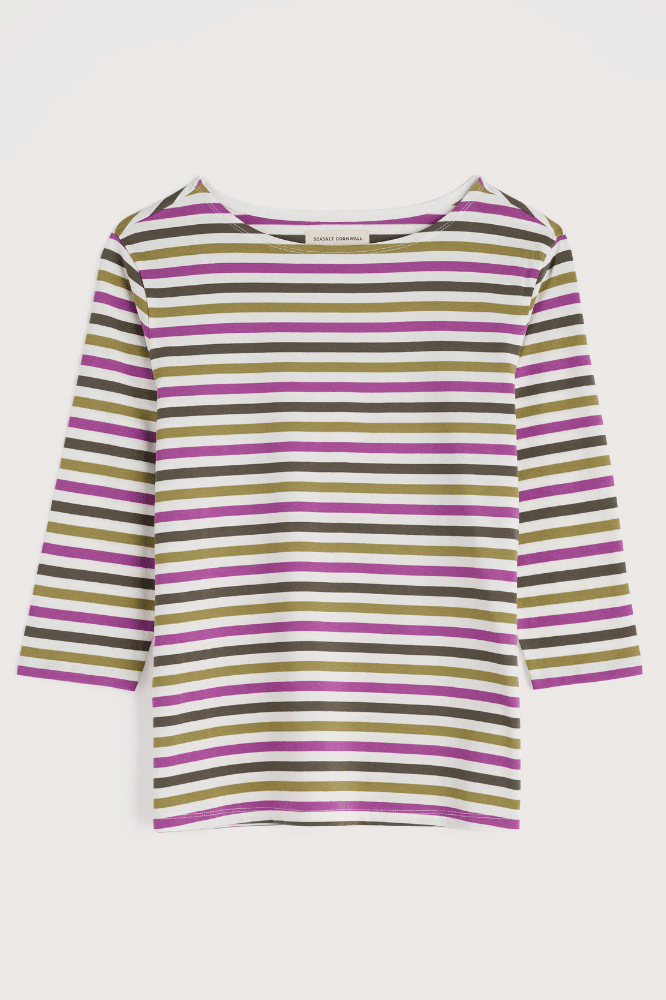 Seasalt Cornwall Sailor Top Tri Mini Cornish Fennel - La Vie en Rose Damesmode Enkhuizen