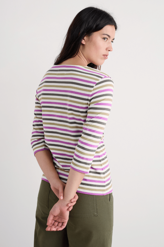 Seasalt Cornwall Sailor Top Tri Mini Cornish Fennel - La Vie en Rose Damesmode Enkhuizen